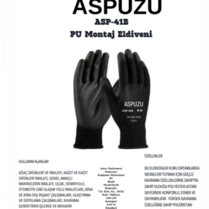 ASPUZU Poliüretan Eldiven